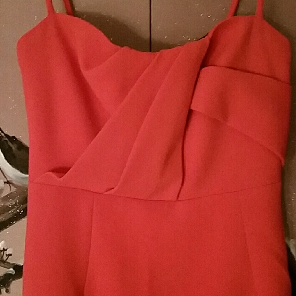 Elegant Red Women's Dress